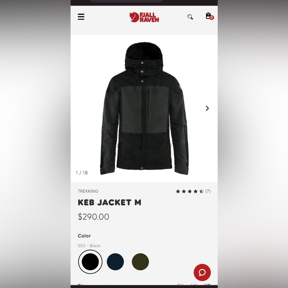 Fjalraven Keb jacket